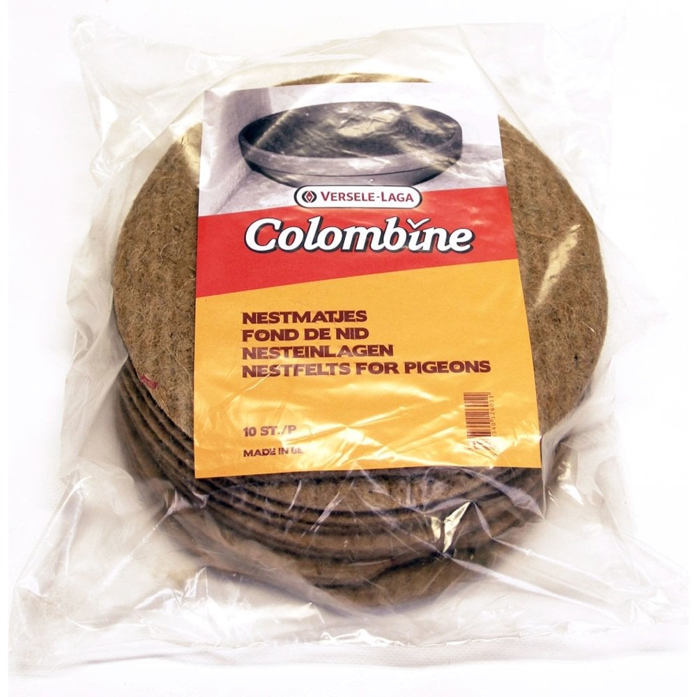 Versele Laga Colombine Pigeon Nest Felts 9" - 10 Pack