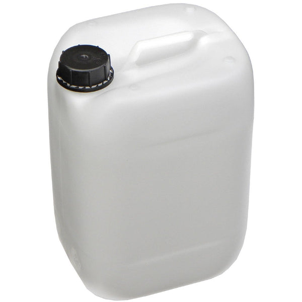 Tony Mitchell White Plastic Jerry Can Water Container (No Tap)