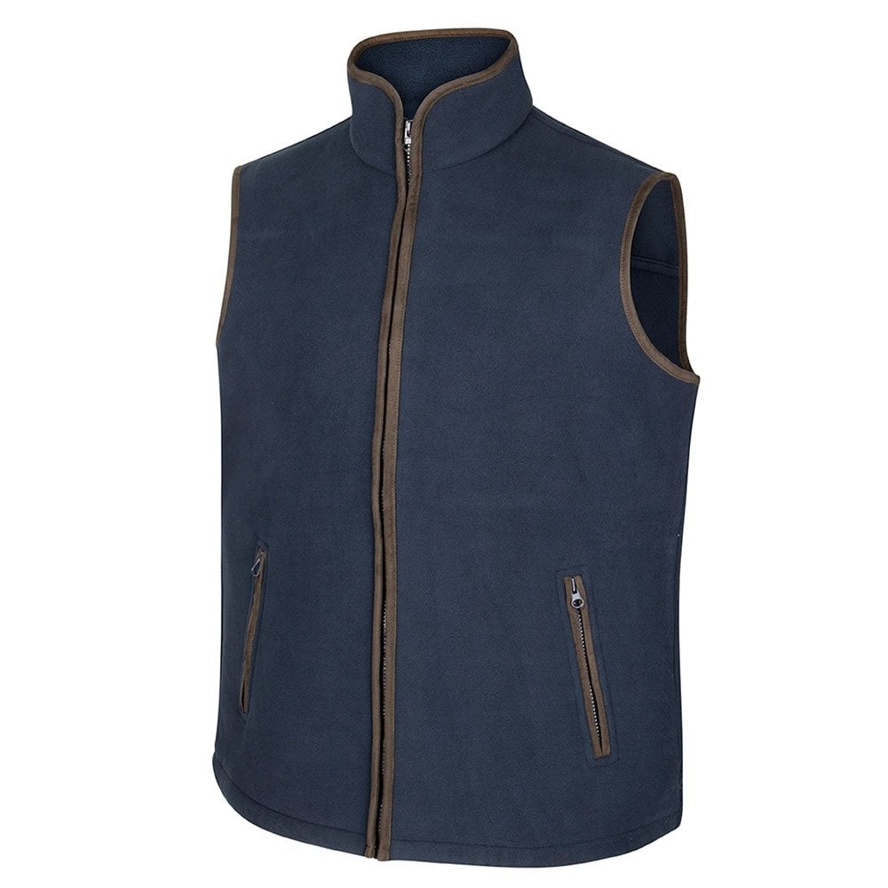 Hoggs of Fife Woodhall Fleece Gilet Navy