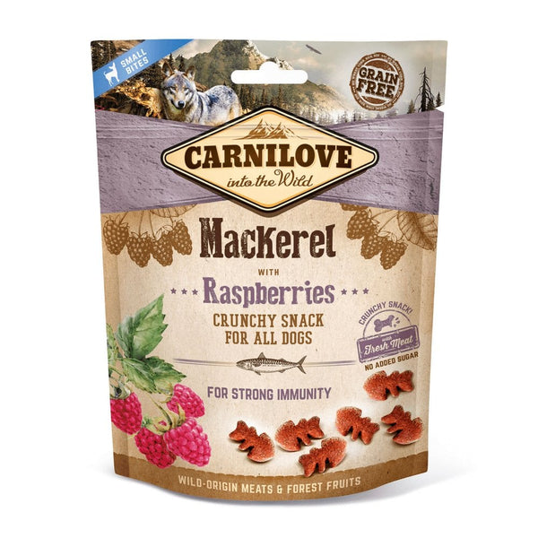 Carnilove Mackerel with Raspberries Dog Treats 200g