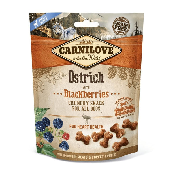 Carnilove Ostrich with Blackberries Dog Treats 200g