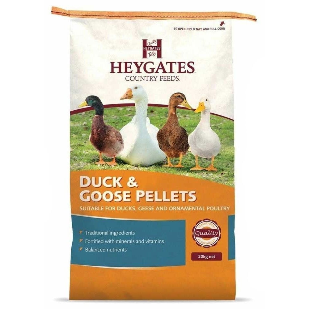 Heygates Duck And Goose PELLETS 20kg