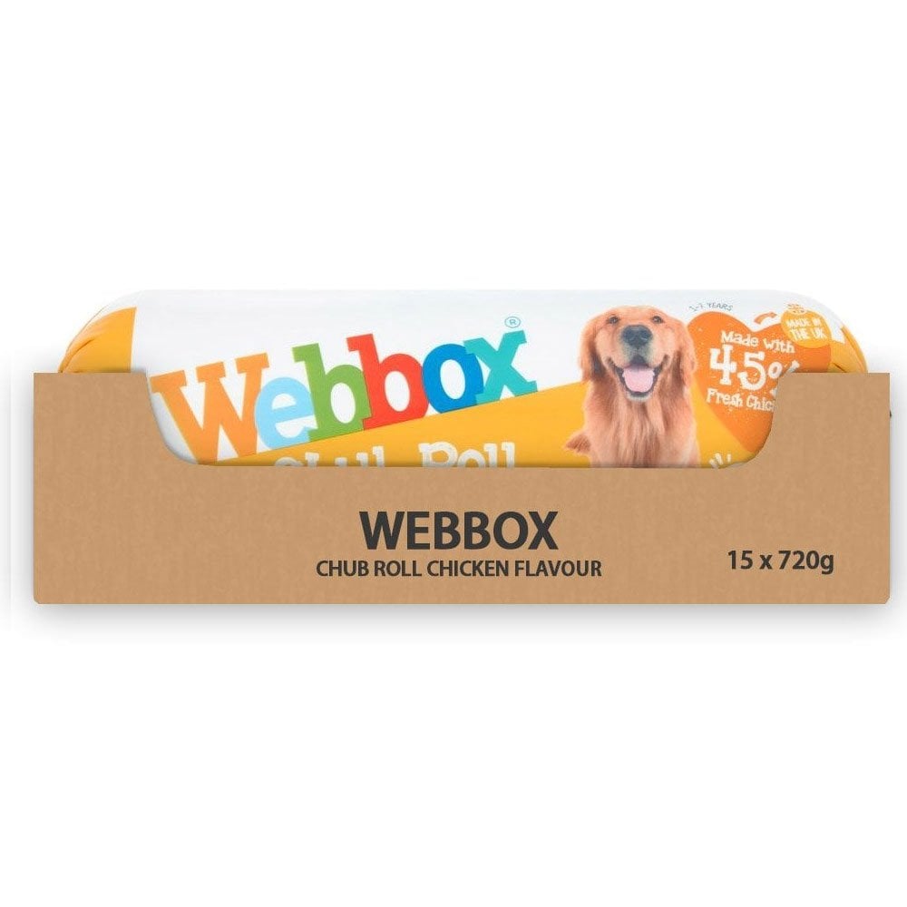 Webbox Chub Roll Dog Food Chicken