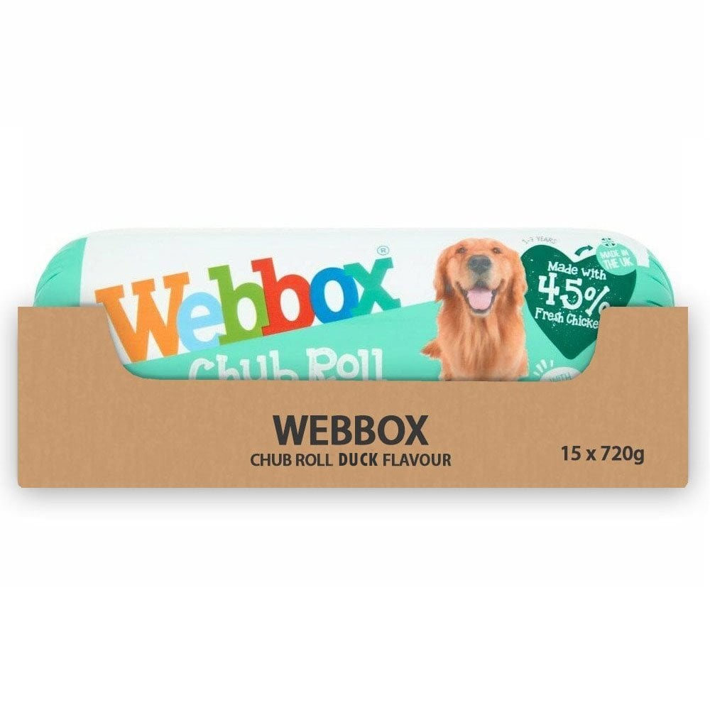 Webbox Chub Roll Dog Food Duck