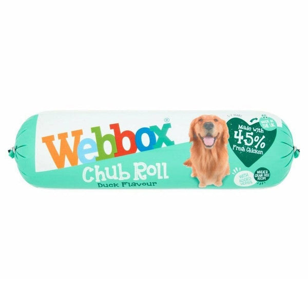 Webbox Chub Roll Dog Food Duck