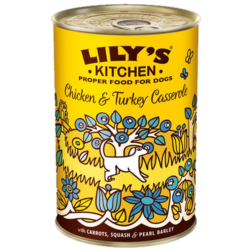 Lily's Kitchen Adult Chicken & Turkey Casserole Dog Food 400g