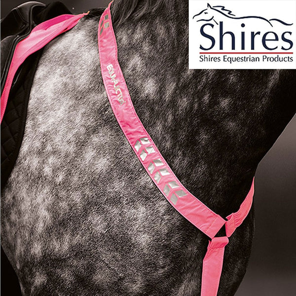Shires Equi-Flector Breastplate Pink