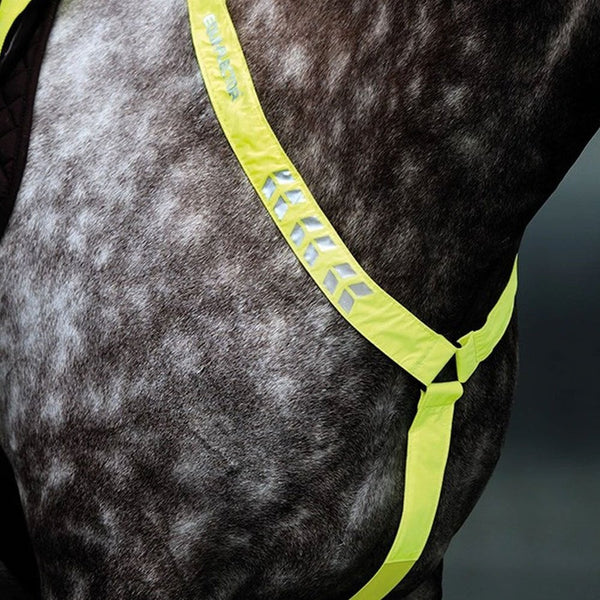 Shires Equi-Flector Breastplate Yellow