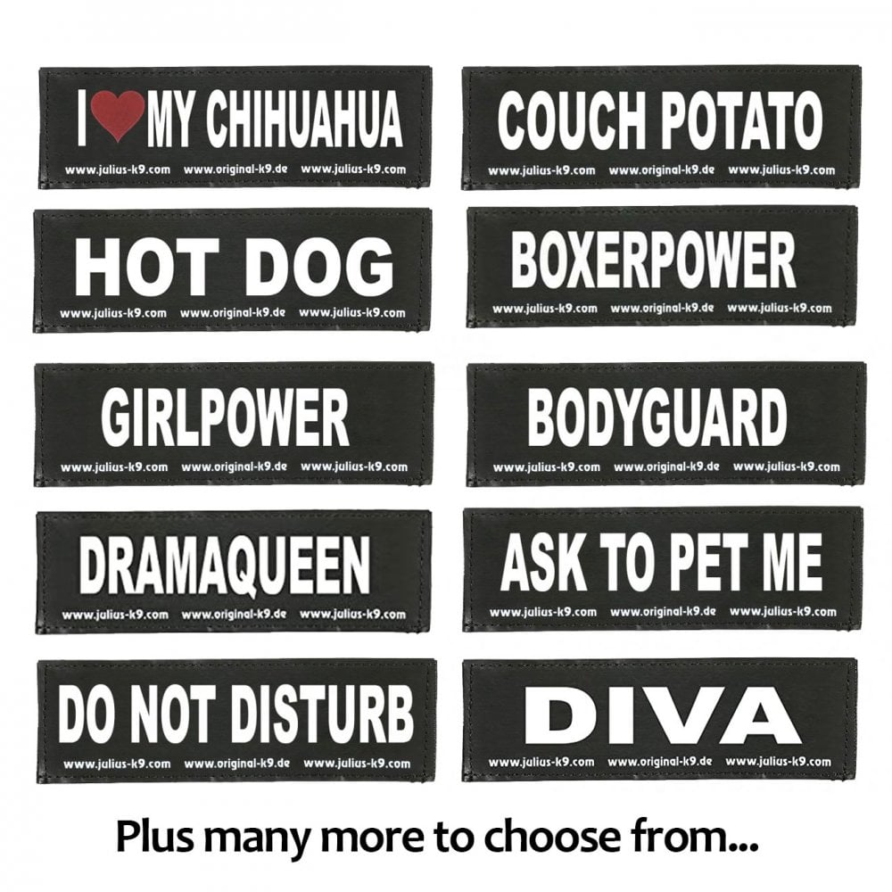 Julius-K9 Harness Labels (Pair)