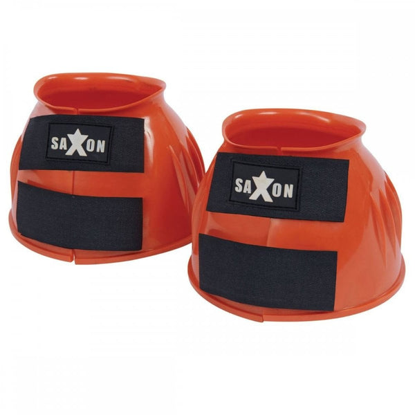 Saxon Double Tape PVC Ribbed Bell Boots (Pair)