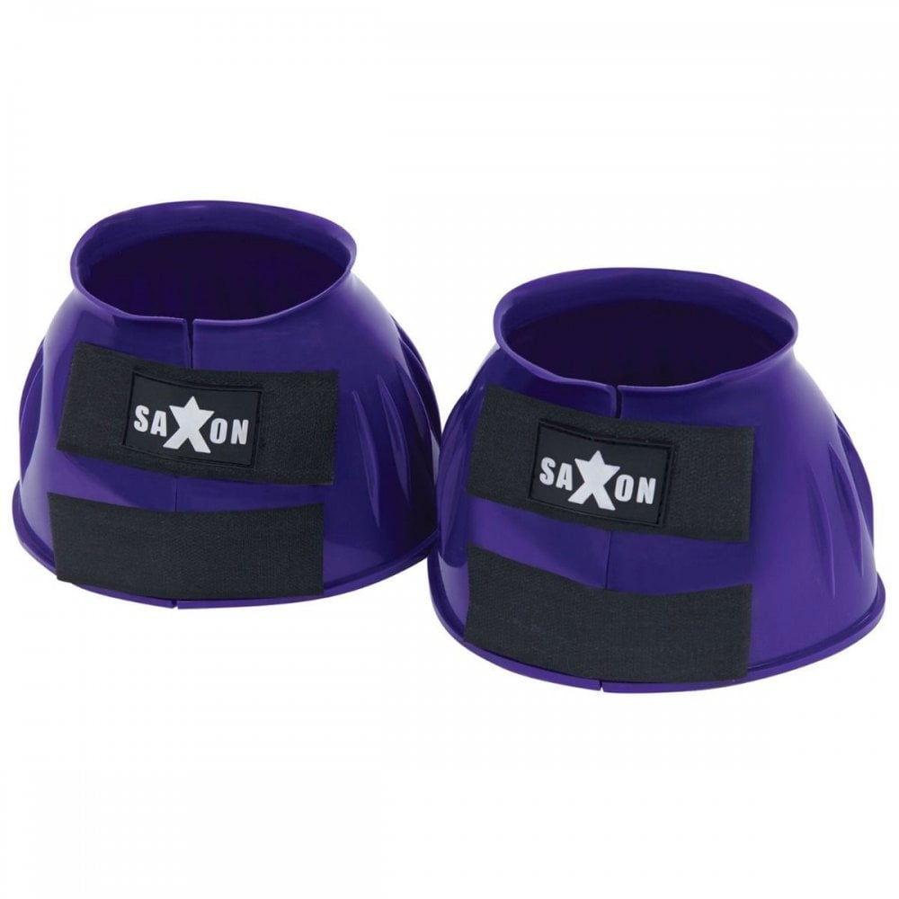 Saxon Double Tape PVC Ribbed Bell Boots (Pair)
