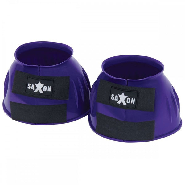 Saxon Double Tape PVC Ribbed Bell Boots (Pair)