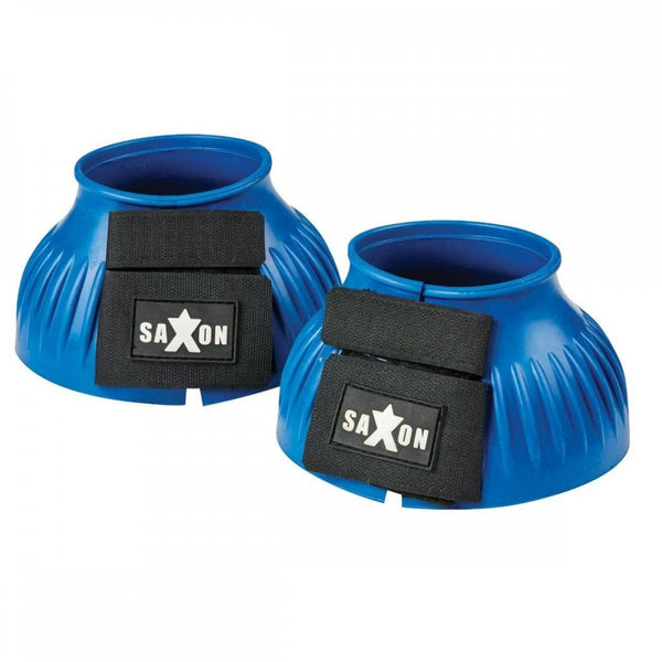 Saxon Double Tape PVC Ribbed Bell Boots (Pair)