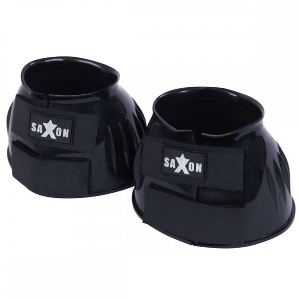 Saxon Double Tape PVC Ribbed Bell Boots (Pair)
