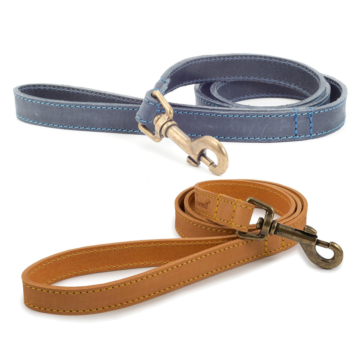 Ancol Timberwolf Leather Dog Lead