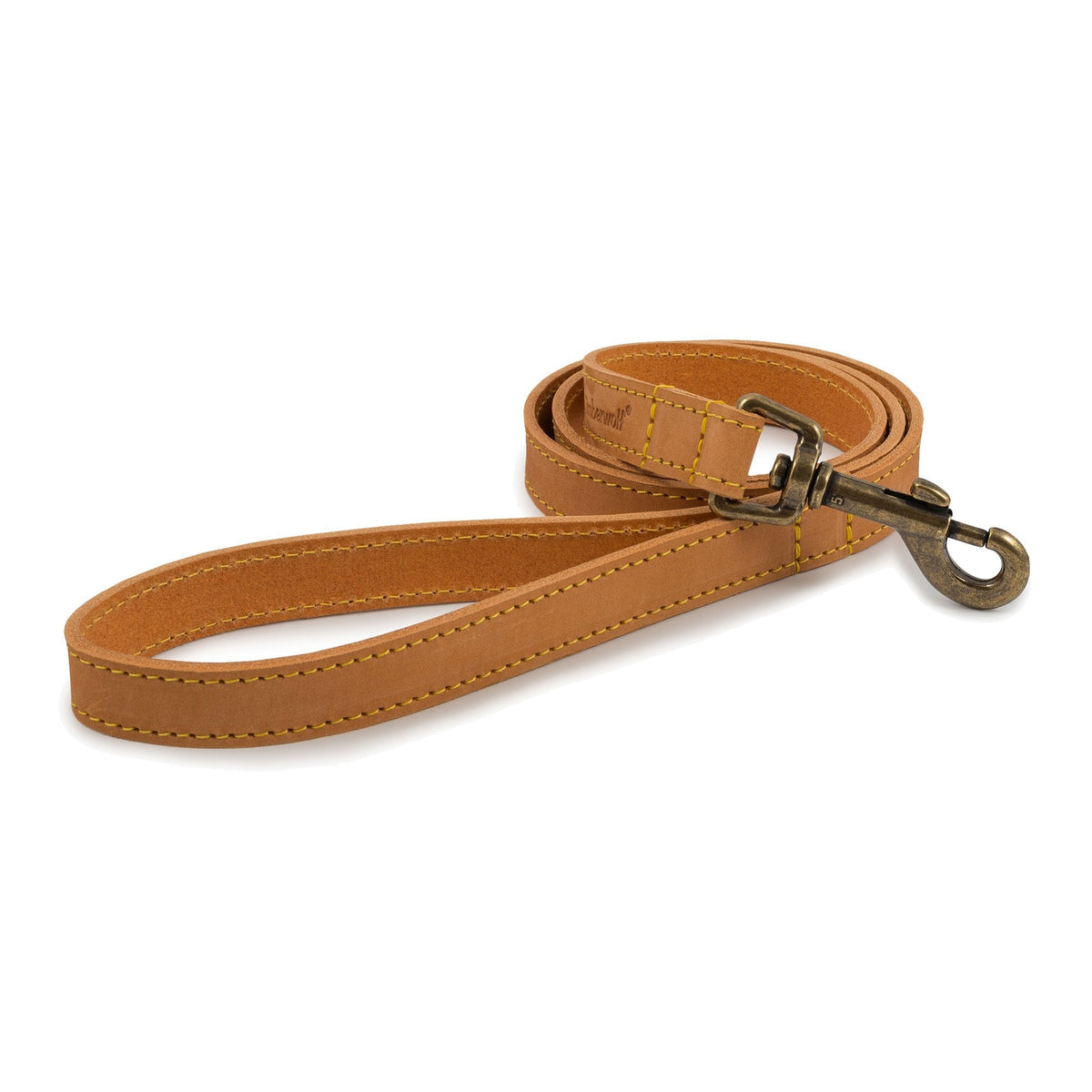 Ancol Timberwolf Leather Dog Lead
