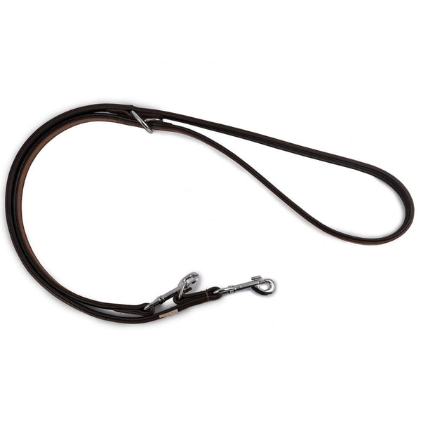 Ancol Round Leather Training Dog Lead 2m