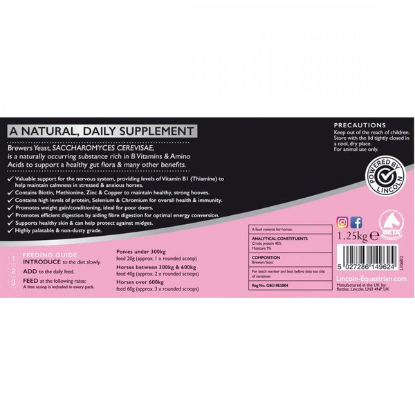 Lincoln Brewers Yeast 1.25kg