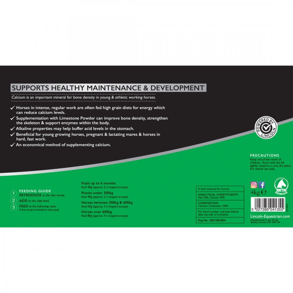 Lincoln Limestone Powder 4kg