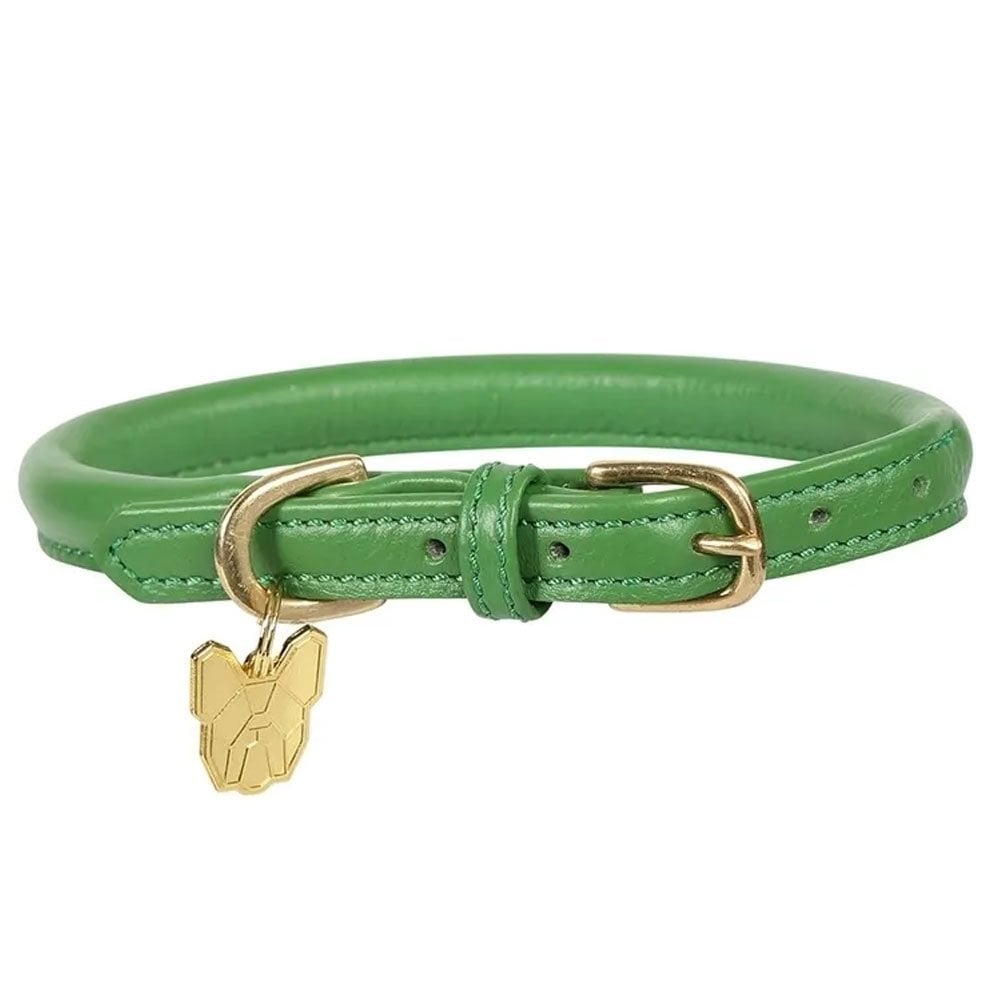 Digby & Fox Rolled Leather Dog Collar