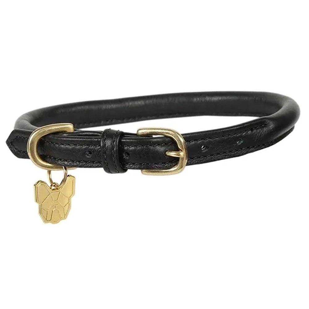 Digby & Fox Rolled Leather Dog Collar