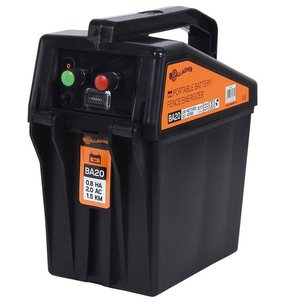 Gallagher BA20 Battery Electric Fence Energiser (9V/12V)