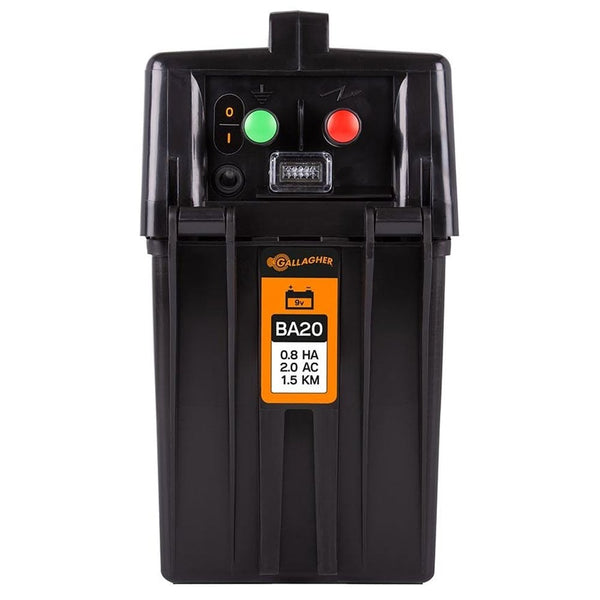 Gallagher BA20 Battery Electric Fence Energiser (9V/12V)