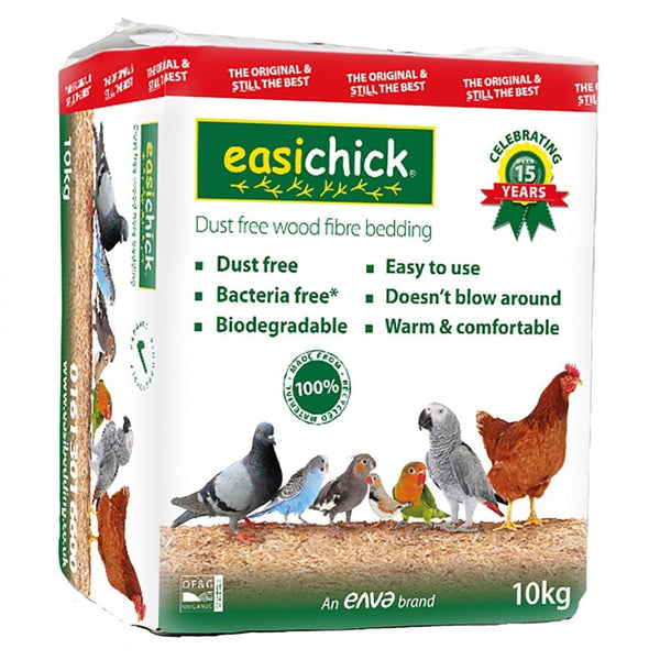Easibed EASICHICK Wood Fibre Poultry Bedding 10kg