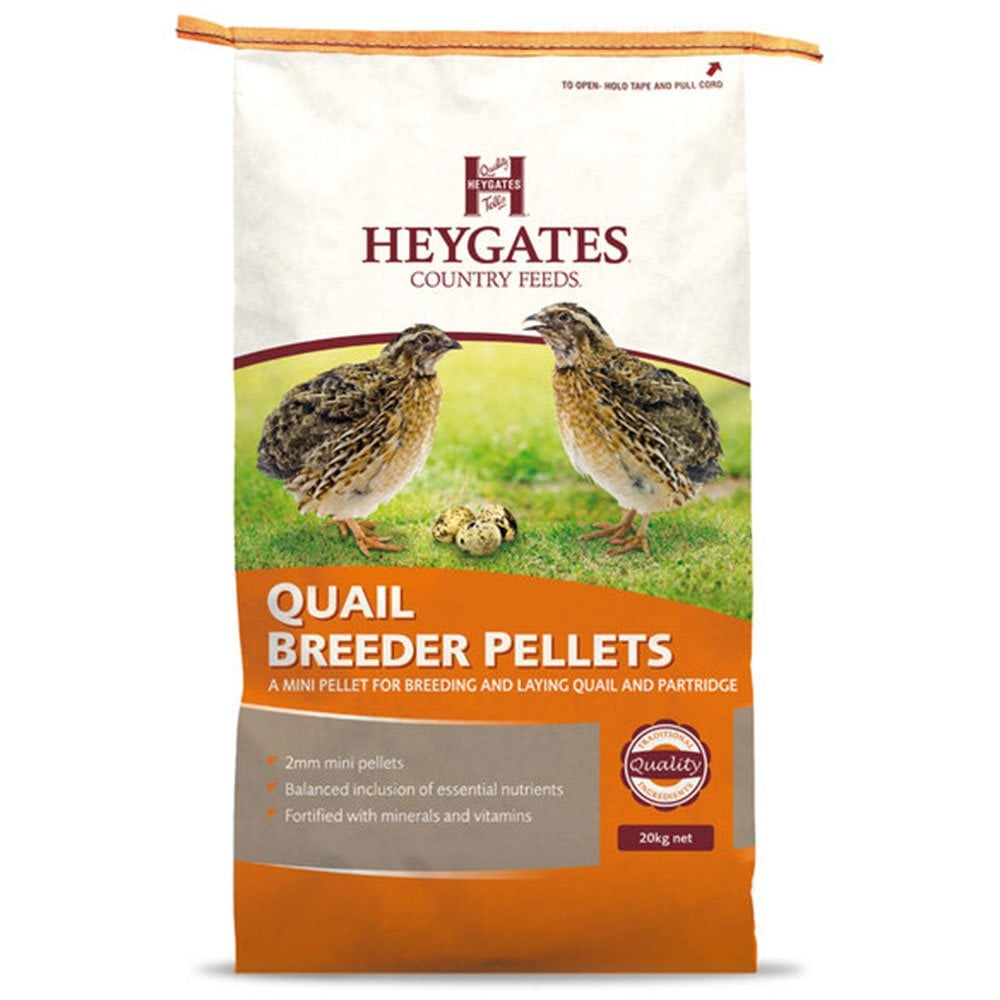 Heygates Quail & Partridge Breeder / Layers Pellets 20kg