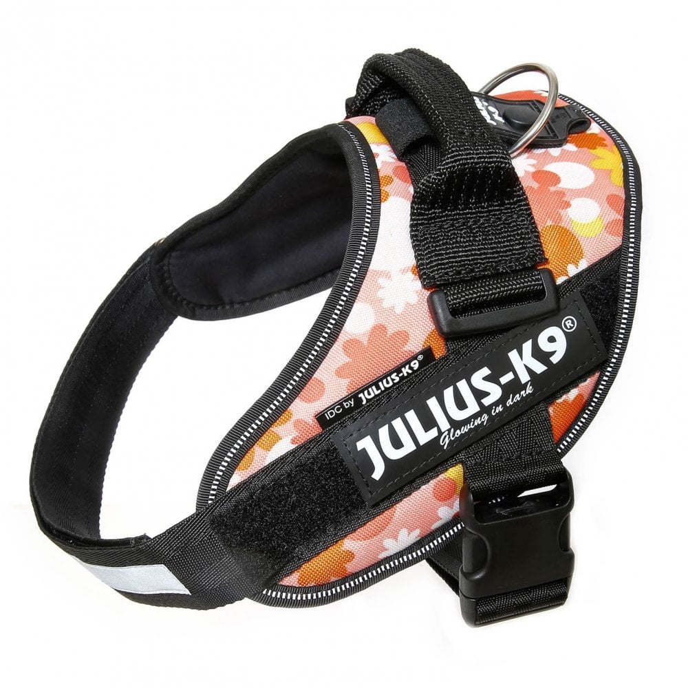 Julius-K9 IDC Powerharness Pink FLORAL