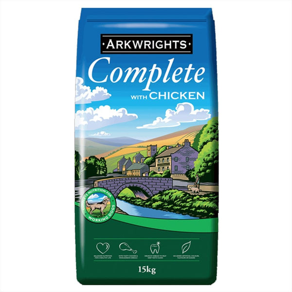 Arkwrights Complete Chicken Dog Food 15Kg