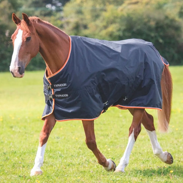 Shires Tyhoon 200g Turnout Rug Black