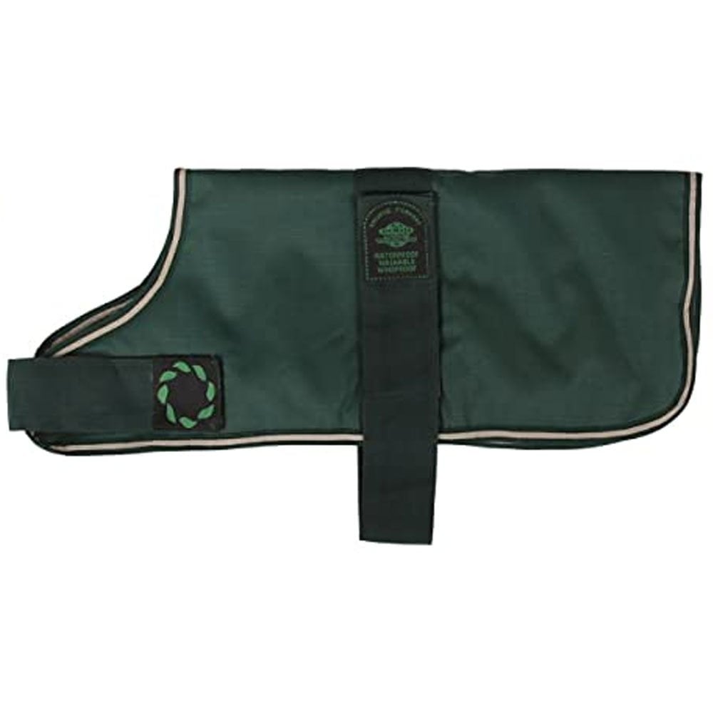 Outhwaites Bottle Green Padded Dog Coat