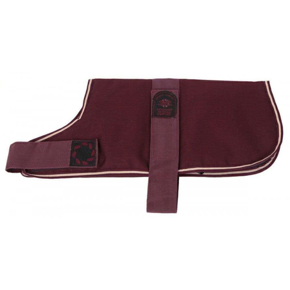 Outhwaites Maroon Padded Dog Coat
