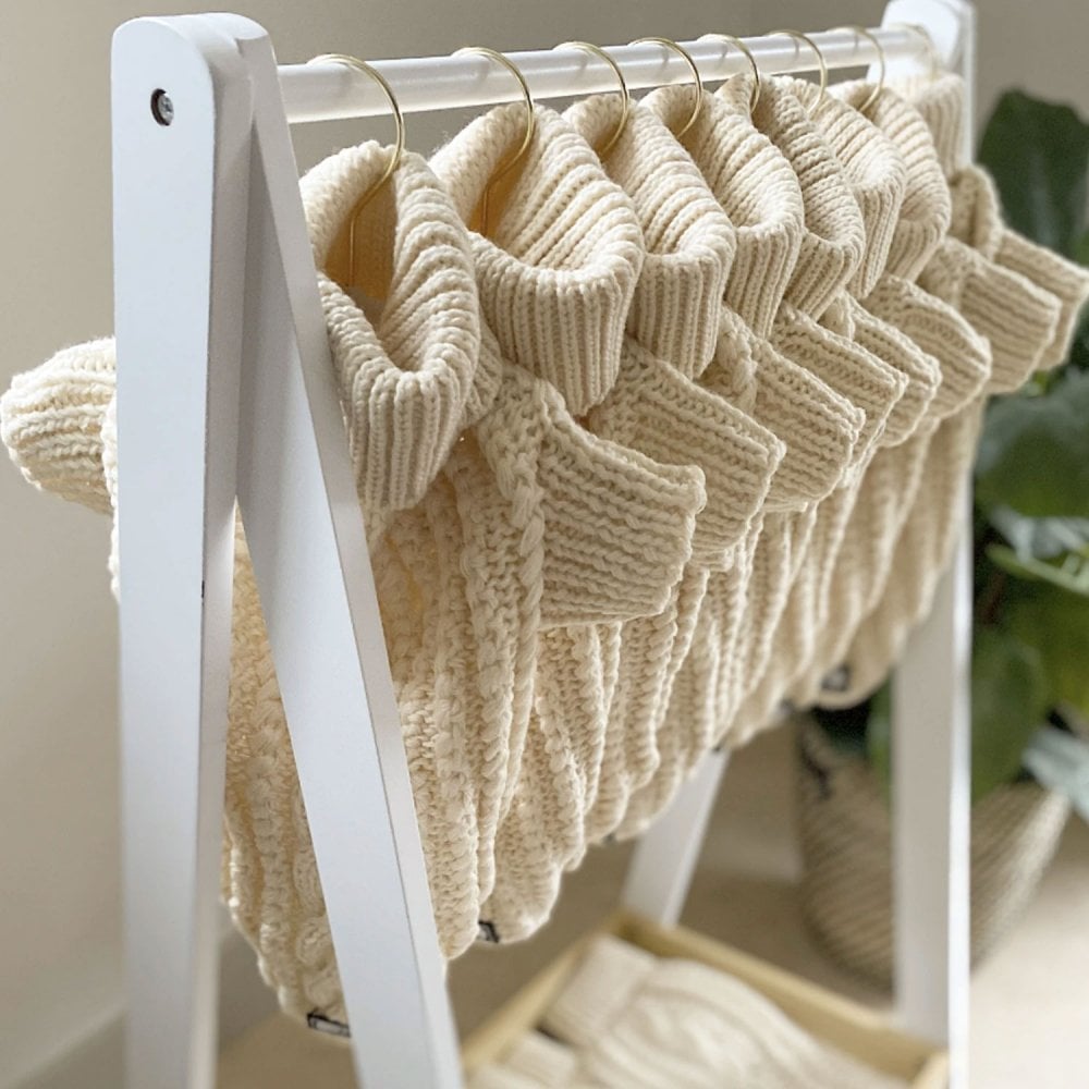 Park Lane Pup Cosy Knitted Dog Jumper Cosy Cream