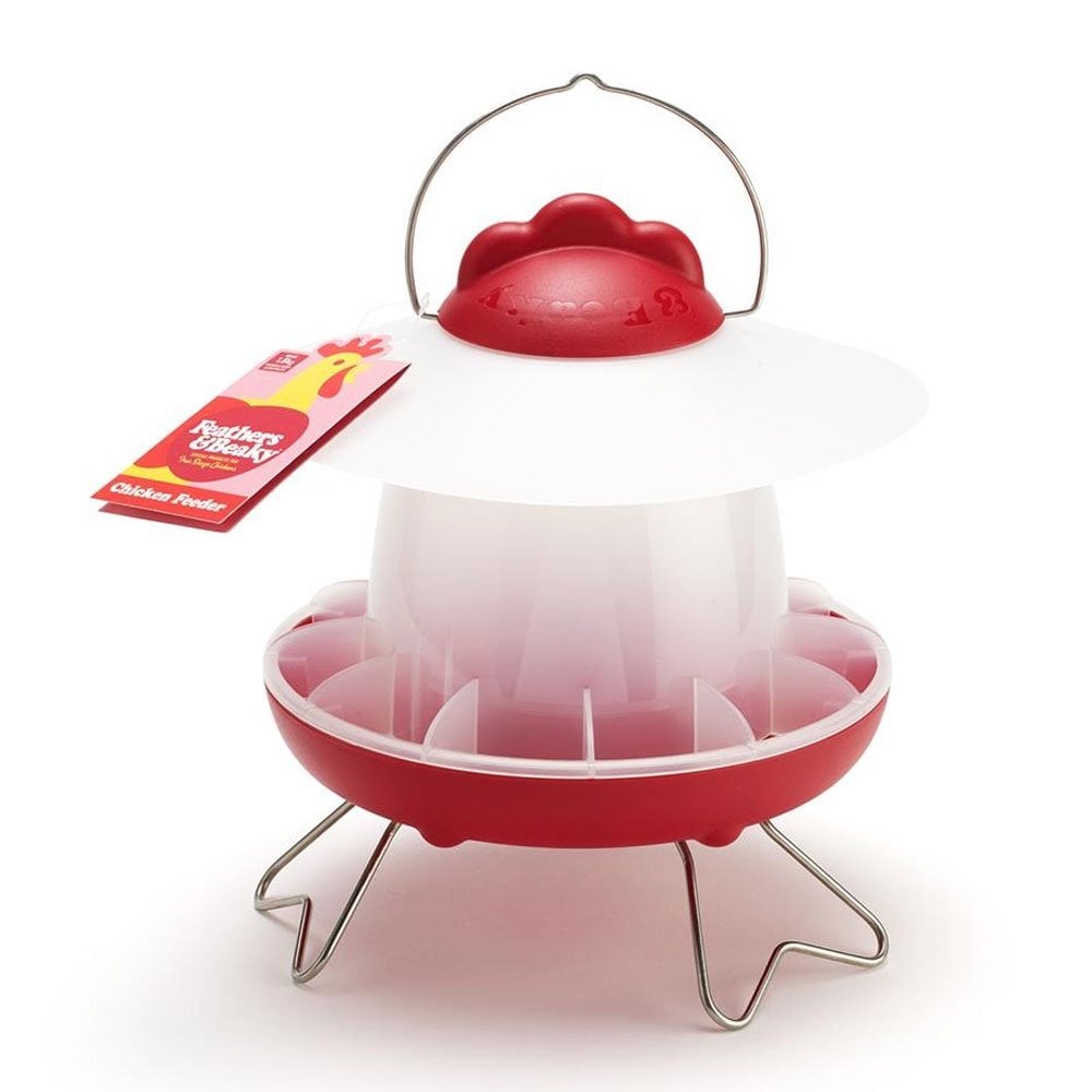 Feathers and Beaky Chicken (Poultry) Feeder 1.8kg