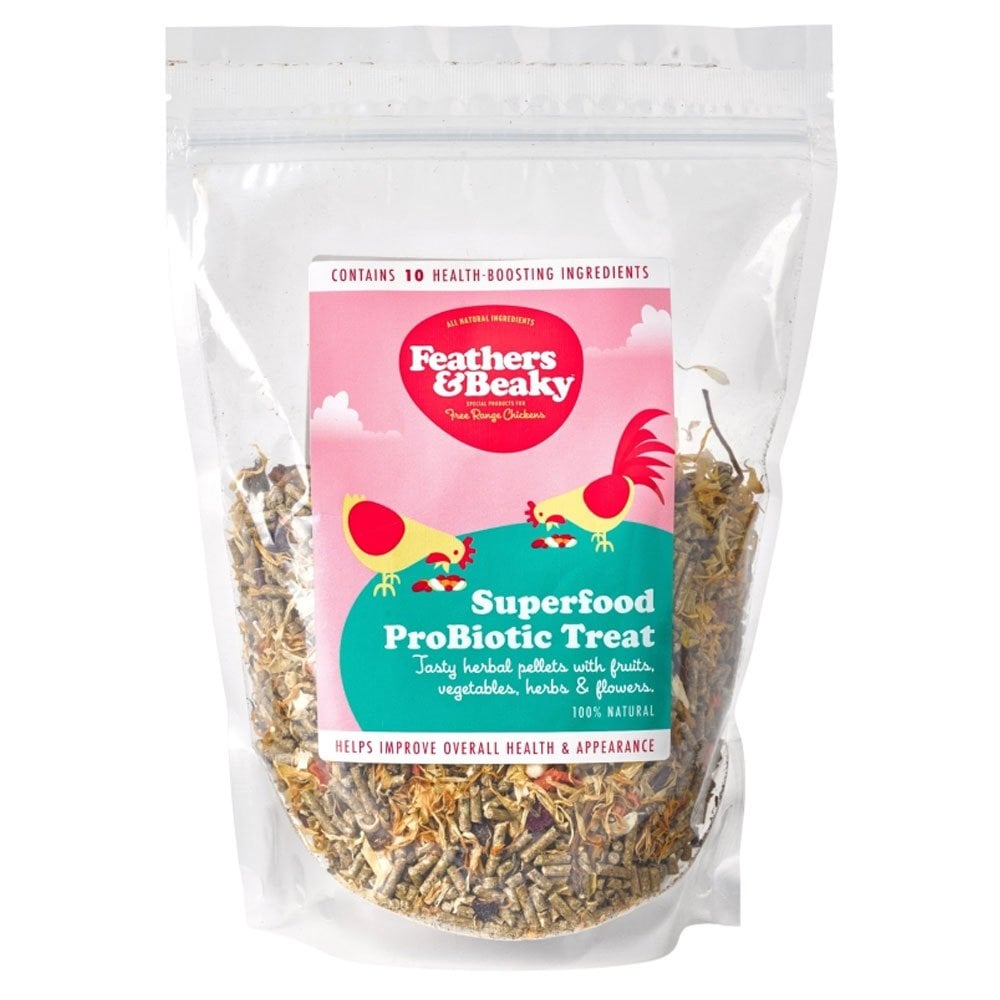 Feathers and Beaky Poultry Superfood Probiotic Treat 600g