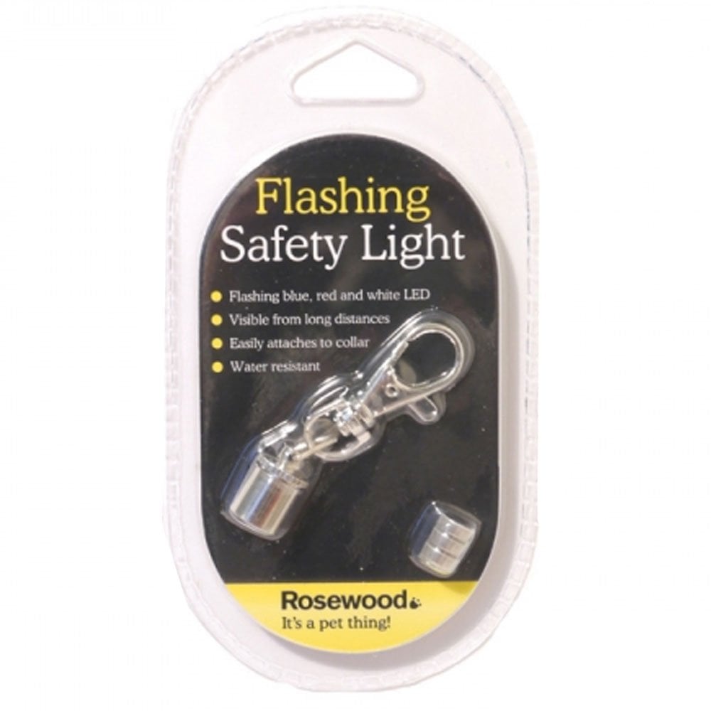 Rosewood Safety Dog Collar Blinker Light