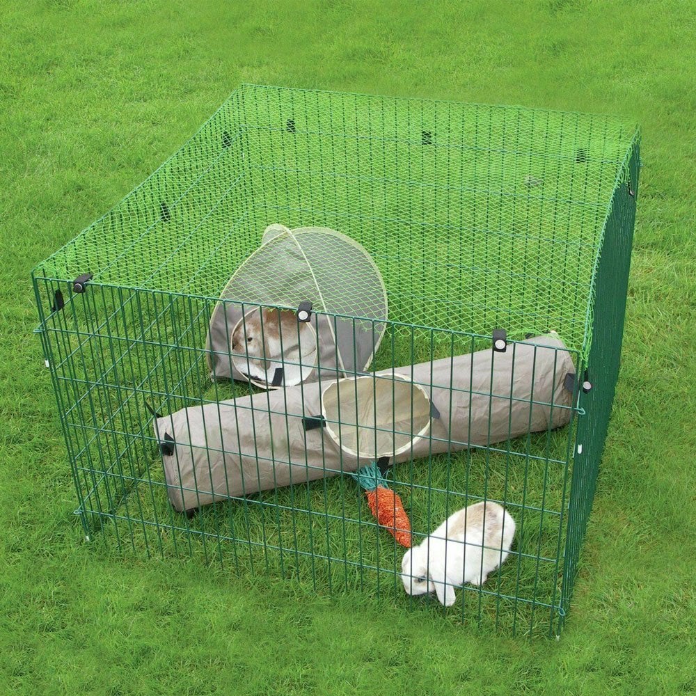 Rosewood Small Animal Deluxe Play Pen With Net