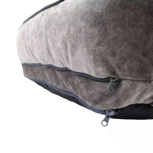 Rosewood Grey Luxury Plush Sofa Dog Bed