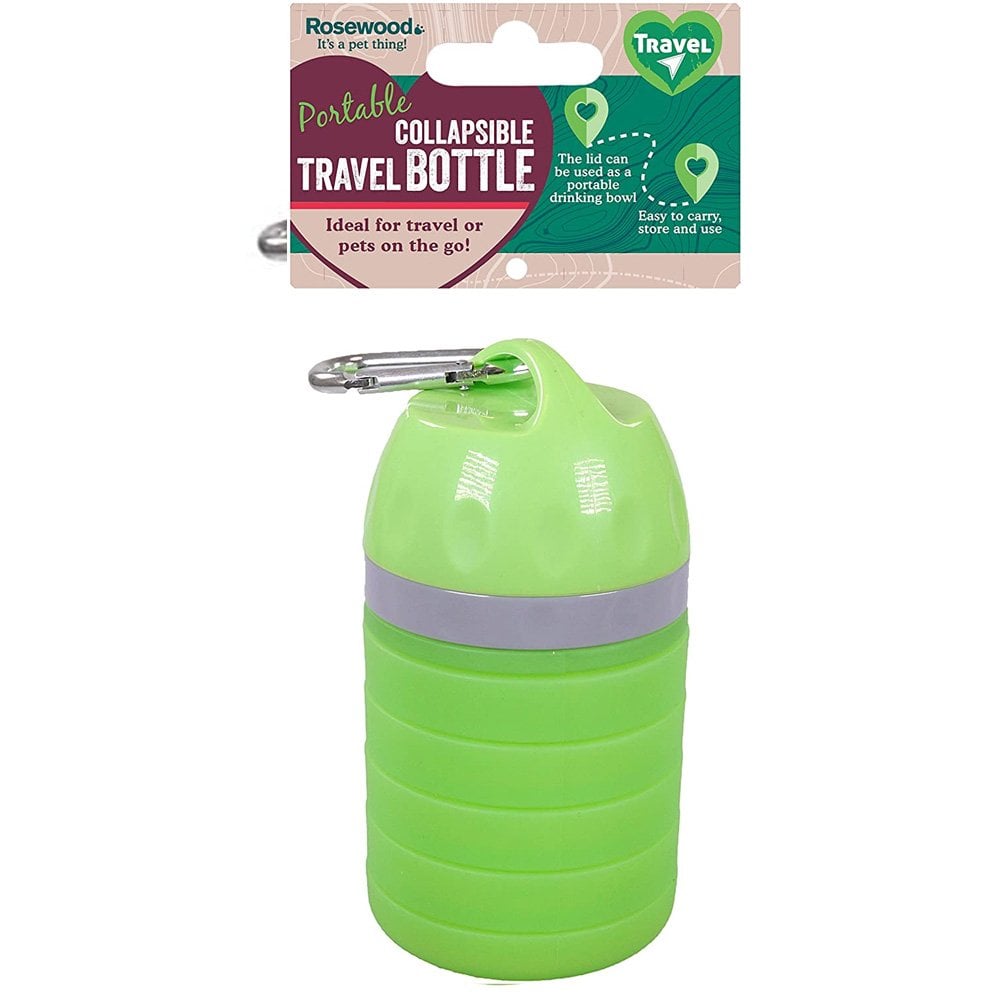 Rosewood Portable collapsible travel bottle