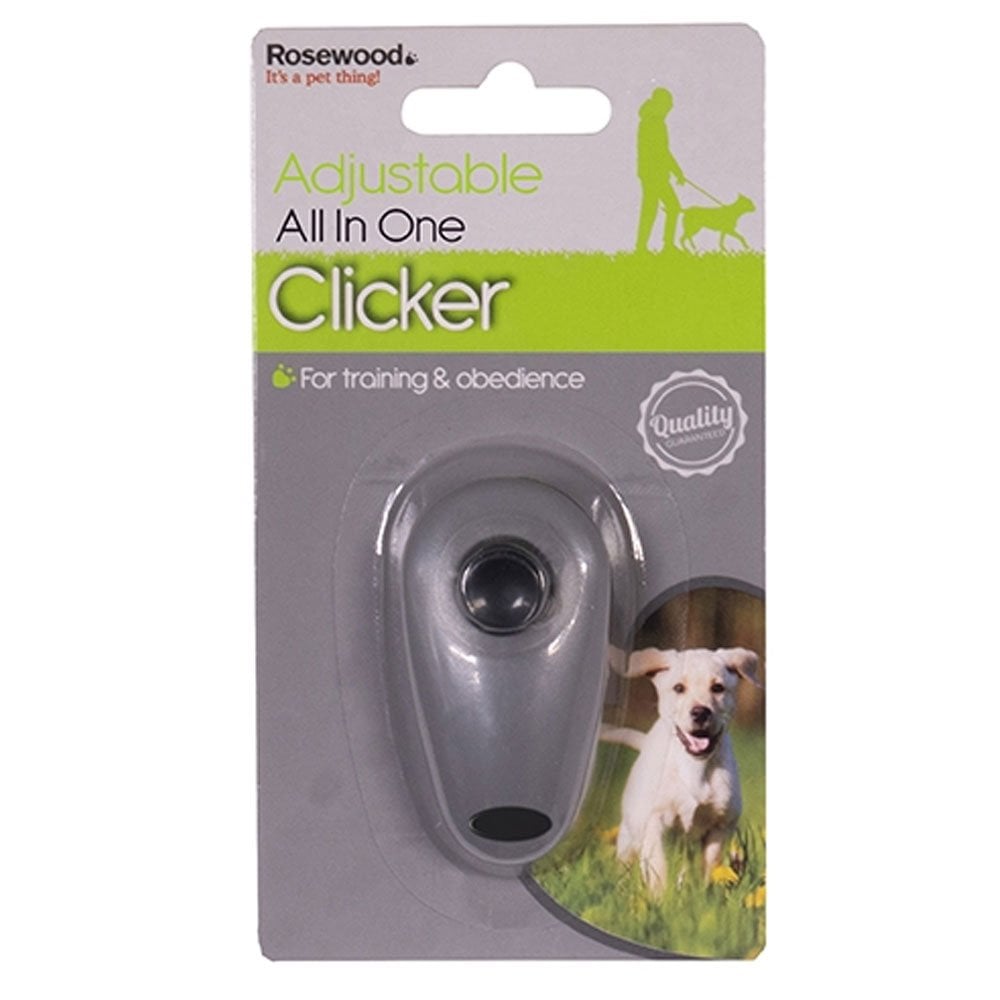 Rosewood Adjustable All In One Dog Training Clicker