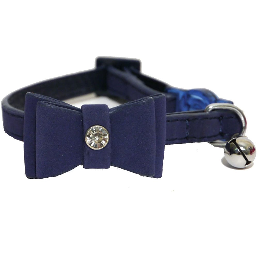 Rosewood Bow Tie Cat Collar Navy