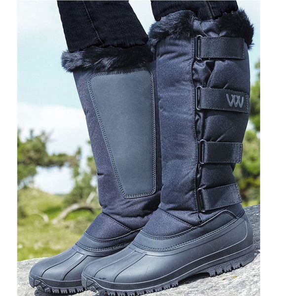 Woof Wear Junior Long Yard Boots Black