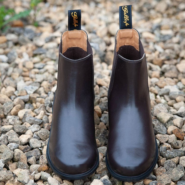 Gallop Elegance Leather Jodhpur Boots Brown