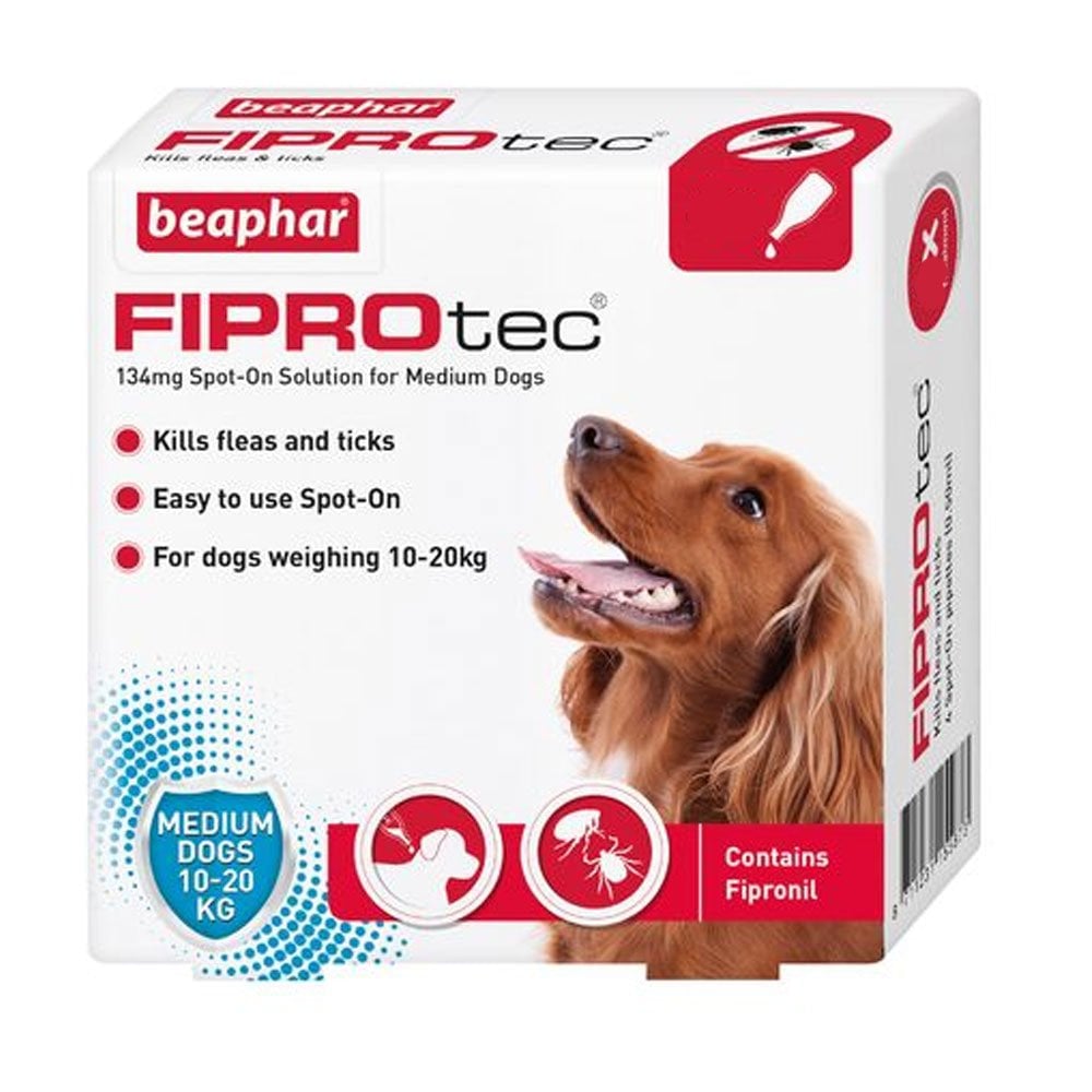 Beaphar FIPROtec Spot-On For Medium Dogs