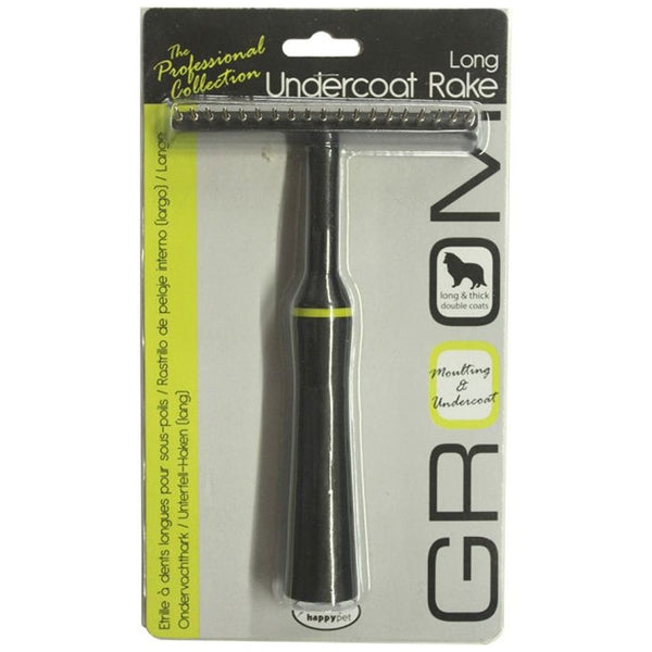 Happy Pet Groom Dog Long Undercoat Rake