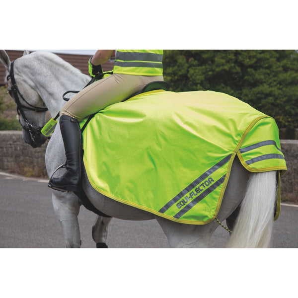 Shires Equiflector Waterproof Exercise Sheet Yellow