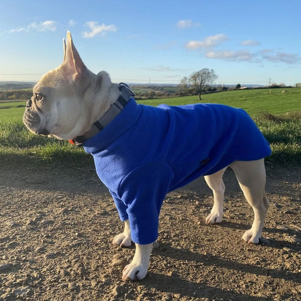 HotterDog Fleece Dog Jumper Royal Blue