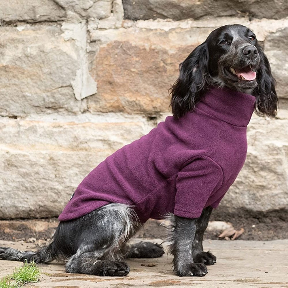 HotterDog Fleece Dog Jumper Grape